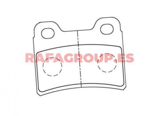 RG6880 - Pastillas de freno